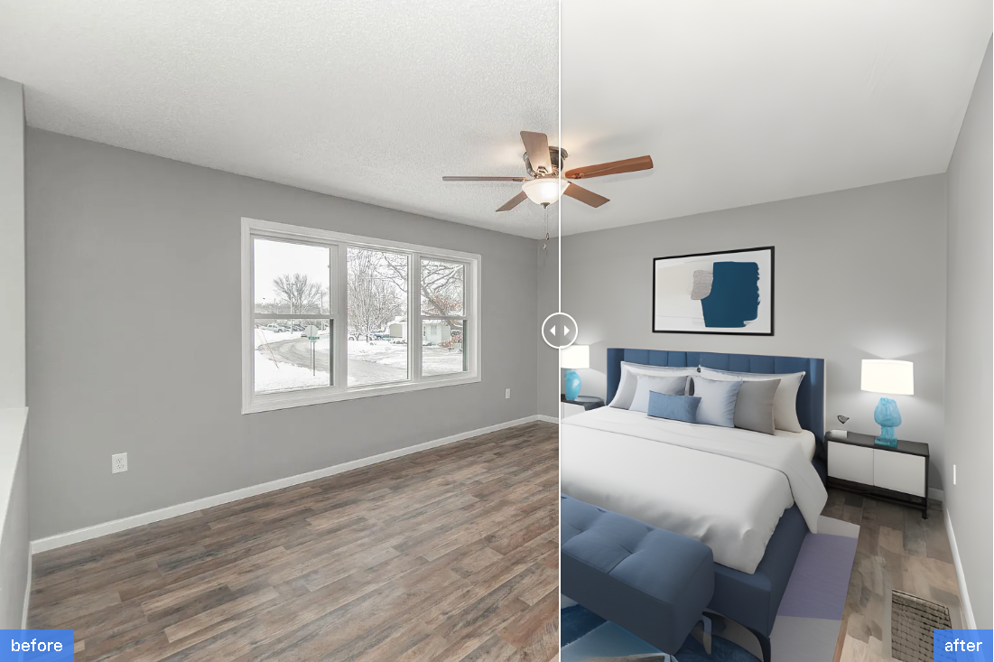 Virtual staging